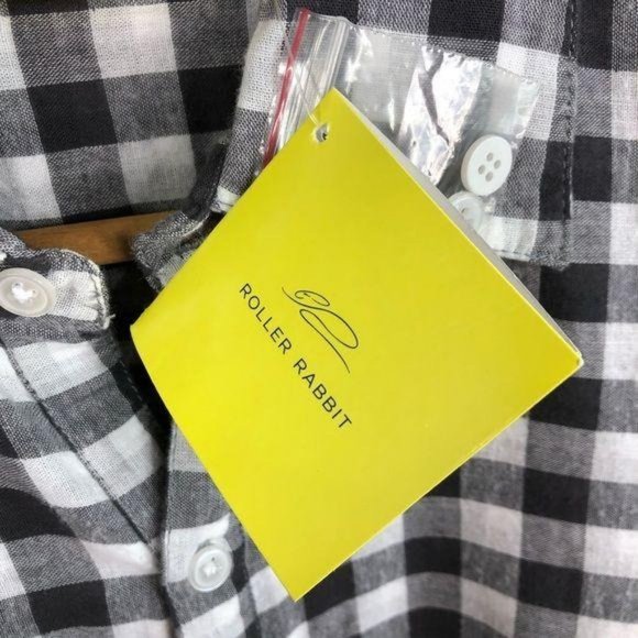 Roller Rabbit Men's Zoo Shirt Selma Border Plaid - Picture 8 of 9